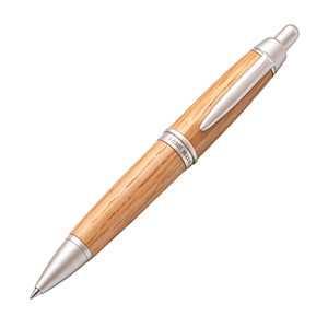 Stylo à bille rétractable uni Pure Malt SS-2005 Premium Whiskey Oak, encre noire 0,7 mm - Product Image 1