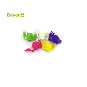 Venta al por mayor Party Favor Small Soft Colorful TPR Halloween Monster Toy Finger Puppet para 1 pulgada 28mm Cápsula vacía - Product Image 2