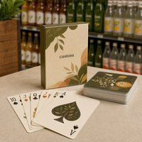 Cartes à jouer promotionnelles personnalisées, jeu de cartes en papier et emballage de marque pour événements B2B, cadeaux et activation en point de vente