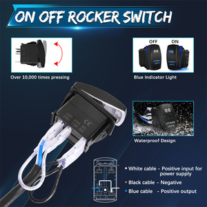 Relais interrupteur à bascule 12V DT Connter, faisceau de câbles <span class=keywords><strong>en</strong></span> nylon pour feux antibrouillard et barres lumineuses LED pour camions tout-terrain - Product Image 4
