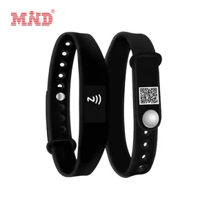 NFC MIFARE DESFire EV1 8K adjustable offline closed loop payment system use payment silicone wristband