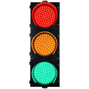 Feux de circulation solaires à LED de nouvelle conception GA, 300 mm, étanches, rouges, de haute qualité - Product Image 1