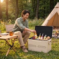 Lichtgewicht 35QT opvouwbare koelbox van PP, geïsoleerd, opvouwbare ijsbox, opbergbox, houdt koel voor buiten kamperen