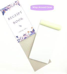 Carnet de reçus personnalisé à motifs floraux avec feuilles autocopiantes pour les commerces de détail et les boutiques – Vente en gros B2B - Product Image 2