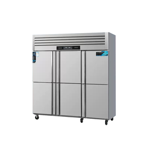 Réfrigérateur commercial vertical professionnel à 6 portes en acier inoxydable, écoénergétique - Product Image 6