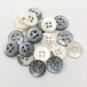 Tùy Chỉnh Chất Lượng Cao Khắc Logo Akoya agoya bào ngư Bất Tự Nhiên Vỏ Mẹ Nút - Product Image 3