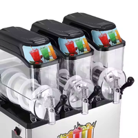 Machine à glace pilée automatique BLG 36L, grande capacité, trois réservoirs, pour restaurants et bars