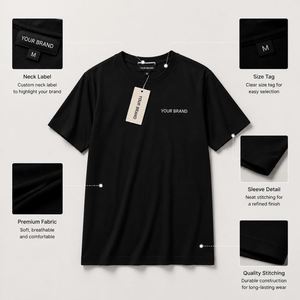 Camiseta de algodón 100% de 260 g/m² para hombre y mujer, manga corta, base blanca gruesa, opaca, sólida, corte holgado - Product Image 6