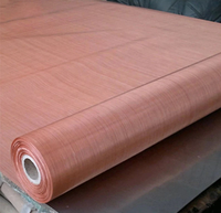 Malla de Alambre de Cobre Puro de Alta Calidad ZEHONG, 0.02mm, Alta Densidad, para Filtración Industrial, Jaula de Faraday, Filtro de Soldadura EMI