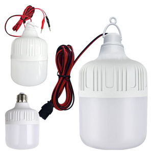 Bombilla LED de 12V 20W 40W 60W 80W 100W 150W 200W DC de Bajo Voltaje, Alimentada por Energía Solar, para Puestos de Venta Ambulante en Mercados Nocturnos - Product Image 1