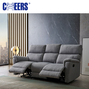 <span class=keywords><strong>MANWAH</strong></span> CHEERS Fauteuil Canapé en tissu dossier inclinable Repose-pied relevable Poignée manuelle latérale - Product Image 4