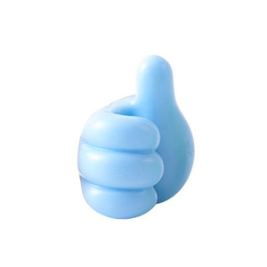 Thumb <b>hook</b> cable organizer, creative and cute data cable storage and fixing cable organizer, traceless no-drill adhesive <b>hook</b> - Product Image 5
