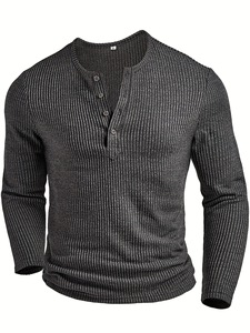 Maglione da Uomo con Scollo a V, Anti-Pilling, Stampa Frontale, Lavorazione a Maglia con Filato Mélange, Idea Regalo di Natale - Product Image 2