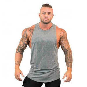 Camisetas sin mangas para hombre, transpirables, para gimnasio, entrenamiento muscular, estilo stringer, espalda en Y, con patrón, al por mayor, marca privada - Product Image 5