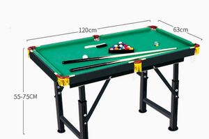 <b>Foldable</b> Home Snooker Practice Table for Adults Wooden Material Chinese Style Indoor Five-Point System Low Cue Upright - Product Image 5