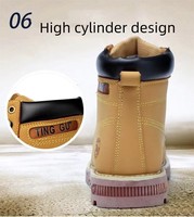Chaussures de sécurité industrielles bon marché à bout en acier pour hommes, chaussures de travail légères pour le sport, chaussures de sécurité imperméables