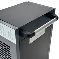 Déshumidificateur industriel haute puissance RexDry 158L/D, sécheuse mobile commerciale robuste pour atelier, serre, chantier de construction