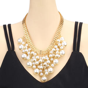 Collar de Perlas Multicapa con Borlas, Color Dorado, Grado AA, Joyería para Fiestas, Accesorio de Moda para Mujer - Product Image 5