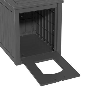 견고하고 조립하기 쉬운 실내외 다기능 고양이집 방수 방풍 숨김형 화장실 플라스틱 단열 - Product Image 3