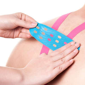 Pra-potongan 5cm X 5m bernapas elastis kinesiologi pita tahan air katun olahraga perekat perban fisioterapi terapi membungkus dukungan - Product Image 4