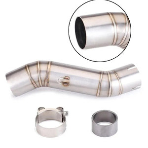 Tubo de Escape para Motocicleta Honda CB400 CBR400 CB500F <span class=keywords><strong>CB500X</strong></span> CBR500 CBR500R 2016-<span class=keywords><strong>2022</strong></span>, Tubo de Enlace Medio de 51 mm - Product Image 6