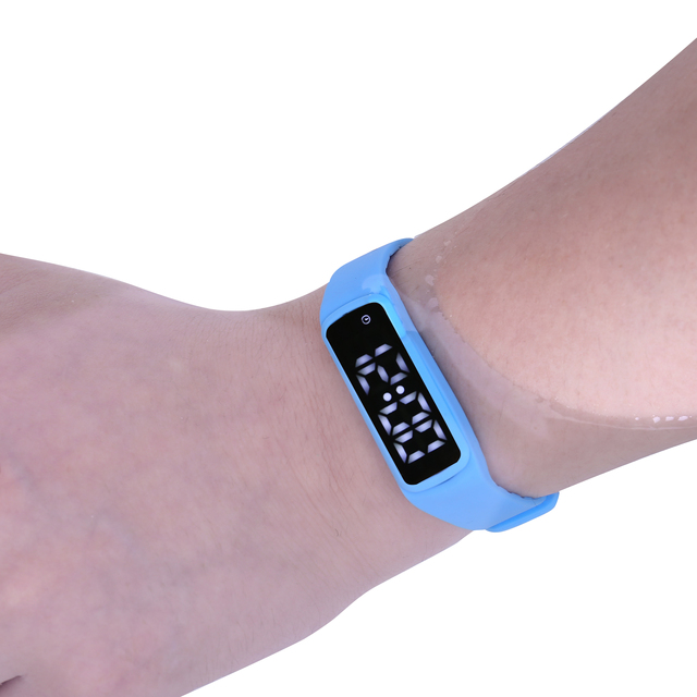 Exclusive Digital Led Watches Time/Date Display Timer Watch Bracelet With 1-Year Warranty for Men Ladies in Party