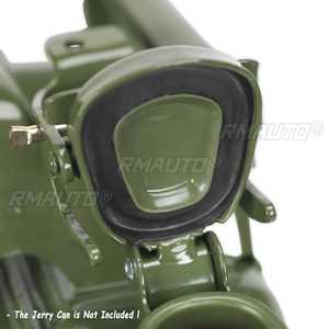 Buse de remplissage flexible en métal et caoutchouc pour bidons de 5/10/20 litres, pour essence et carburant, avec joint d'étanchéité de 38 cm + joint d'étanchéité - Product Image 2