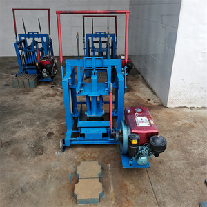 Thỏa thuận trực tiếp di động DIESEL đất sét máy ép xi măng nhỏ bê tông rỗng Khối Máy làm - Product Image 6