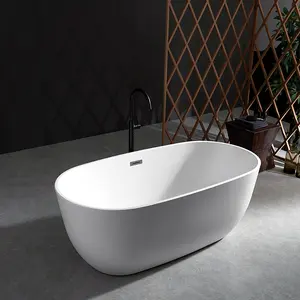 HILITE佛山厂家独立式圆形浴缸浴室亚克力浴缸