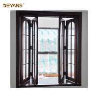 Fenêtre multi-pliante verticale en acier inoxydable, verre trempé et bois, ignifuge, pour cuisine et balcon