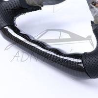 Volant en fibre de carbone noir brillant pour GMC Sierra Tahoe Silverado Suburban S10 Yukon 98-02