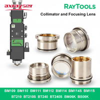Lentille de focalisation et collimateur Raytools avec support D28 D30 D37 F100 F125 F150 F200 pour tête de découpe laser BM110 BM111 BT240 BT210