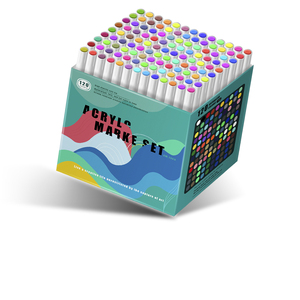 ART WALKER <span class=keywords><strong>Pennarelli</strong></span> <span class=keywords><strong>Acrilici</strong></span> Premium Multicolore, Set da 120 Colori, Penne Permanenti <span class=keywords><strong>per</strong></span> Vetro, Metallo, Legno, Tessuto, Regalo, Disegno e Forniture <span class=keywords><strong>per</strong></span> Doodle - Product Image 1