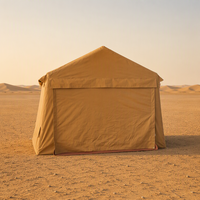 Tente de camping gonflable en coton Oxford TC, quatre saisons, résistante à l'eau, ouverture rapide, protection UV, vente en gros