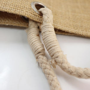 Venta al por mayor <span class=keywords><strong>baratos</strong></span> grandes bolsas de yute con logotipos personalizados de moda vestido estilo cesta bolsas - Product Image 3