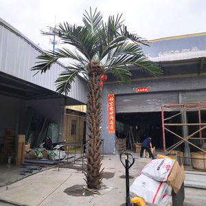 Plástico alto conservado Interior Exterior Planta grande Artificial <span class=keywords><strong>Washingtonia</strong></span> ventilador palmeras para decoración Mini palmera - Product Image 4