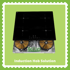 Usine directe appareils ménagers 4 brûleurs table <span class=keywords><strong>de</strong></span> <span class=keywords><strong>cuisson</strong></span> à induction intégrée 8000 watts alimentation cuisinière à induction - Product Image 3