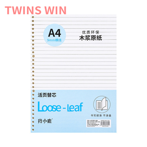 Cuaderno Personalizado de Hojas Sueltas con Líneas Horizontales, Cuaderno A5/B5, Núcleos de Hojas Sueltas Especiales Hechos de Material Ecológico - Product Image 4