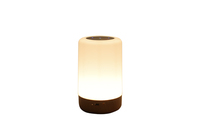 Lampe de nuit LED RGB colorée à intensité variable, contrôle tactile créatif, moderne, fonctionnant sur piles, lumière blanche chaude