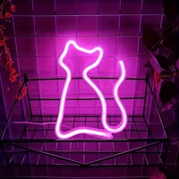 Enseigne murale lumineuse LED néon pour la décoration de la maison, des fêtes, des chambres, lampe d'ambiance suspendue, cadeau de Noël, éclairage