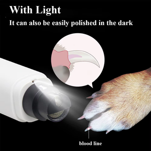 Lima de Uñas Eléctrica Silenciosa para Mascotas - Pulidora y Cortauñas Suave para Cachorros y Gatitos - Product Image 6