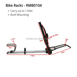 Accessoires 4x4 Nouvelle-Zélande Porte-vélos de toit pour vélos de montagne, de route et à pneus larges, toutes tailles de vélos 20-29 pouces, pneus de 3,5 pouces de <span class=keywords><strong>large</strong></span> - Product Image 5