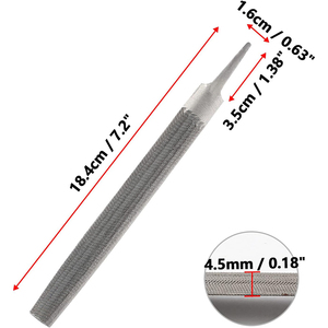 T12 thép kim loại tập tin công cụ tay tập tin rasps #1 xem xét tốt nhất trong các tập tin nửa vòng tập tin - Product Image 5