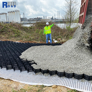 Geo-web envirogrid HDPE PP di động Giam cầm hệ thống mật độ cao polyethylene <span class=keywords><strong>geocell</strong></span> nhựa sỏi lưới cho đào đắp - Product Image 2