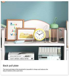 Haute qualité moderne nordique simple maison chambre enfants étude bambou bois blanc bureau avec tiroirs pour enfants - Product Image 5