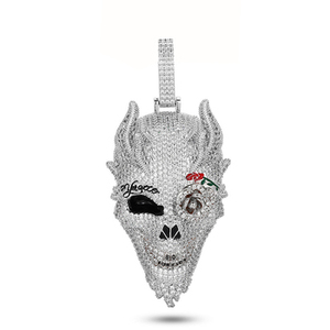 Customize Hip Hop <b>Face</b> Pendant for Men VVS Bling Moissanite Pendant Religious 3D Jewelry S925 Silver Pendant Jewelry - Product Image 5