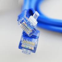 Pabrik kualitas tinggi Cat6A Cat7 Cat8 Rj45 SFTP komunikasi Lan kabel kucing 7 kucing 8 Ethernet kabel Patch kabel 3 Meter