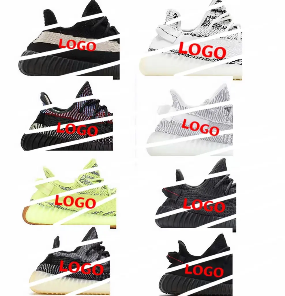Sports Fashion Shoes Casual 350 Black Reflective and Non-Reflective Men's Women's Running 350 V2 Sneaker Shoes