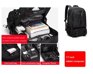Mochila Ligera <span class=keywords><strong>de</strong></span> <span class=keywords><strong>Viaje</strong></span> <span class=keywords><strong>de</strong></span> <span class=keywords><strong>50</strong></span> <span class=keywords><strong>Litros</strong></span> <span class=keywords><strong>de</strong></span> Poliéster para Hombre y Mujer, Gran Capacidad, para Portátil, Fin <span class=keywords><strong>de</strong></span> Semana, Equipaje - Product Image 4