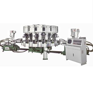 เครื่องฉีดขึ้นรูปพื้นรองเท้าแบบโรตารี่ 20 สถานี สองสี ระบบอัตโนมัติ - Product Image 1